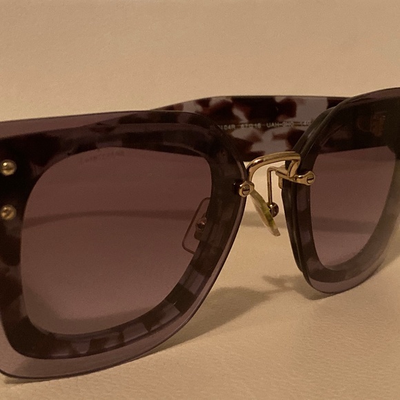 Miu Miu REVEAL Square Eyewear Lilac Havana Frame main image 8